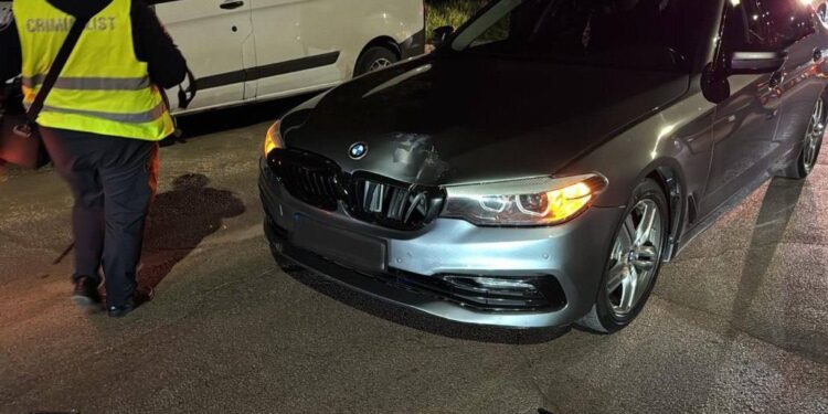 В Яловенах 18-летний водитель BMW насмерть сбил пожилого пешехода