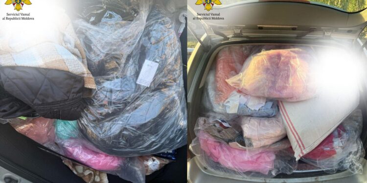 Бутик на колесах: таможенники изъяли у водителя одежду на 100 тысяч леев в Гагаузии