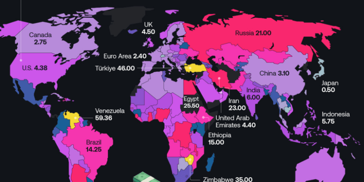 Молдова — в списке стран с высокими кредитными ставками