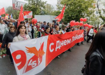 День Победы масштабно отмечают по всей стране Маршами Памяти, организованными Блоком «Победа» | VIDEO