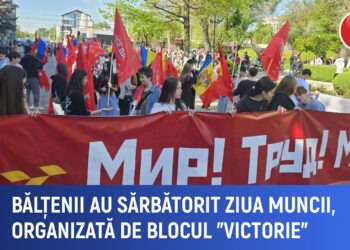 Ziua Muncii la Bălți organizată de blocul ”Victorie” : Parada „Pace, Muncă, Mai” și distracție pentru întreaga familie