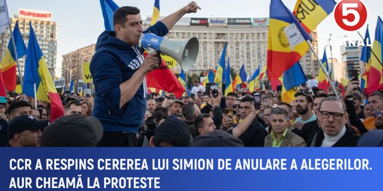 CCR respinge cererea lui George Simion de anulare a alegerilor în Romania. AUR anunță proteste