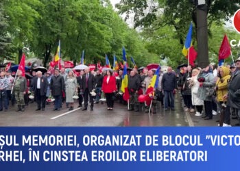 „80 de ani trăim în pace datorită eroilor noștri” – Orheienii au adus un omagiu de Ziua Victoriei