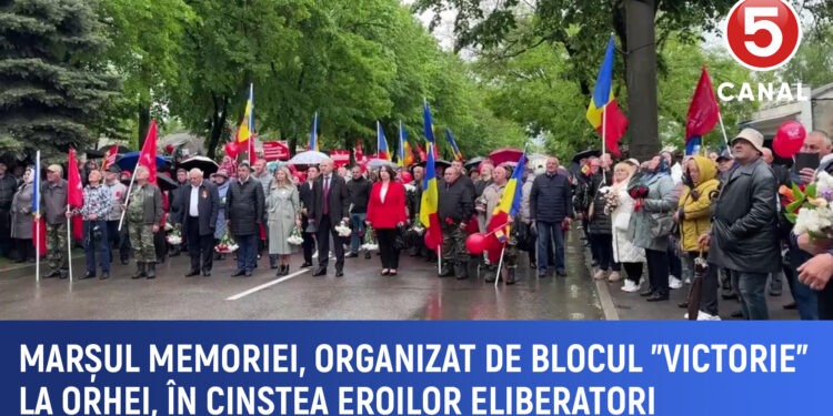 „80 de ani trăim în pace datorită eroilor noștri” – Orheienii au adus un omagiu de Ziua Victoriei