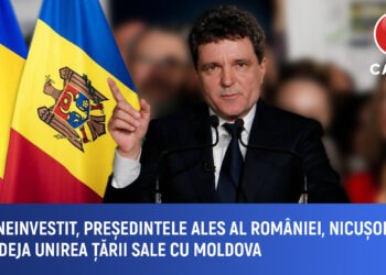 Încă neinvestit, președintele ales al României, Nicușor Dan, vrea deja unirea țării sale cu Moldova