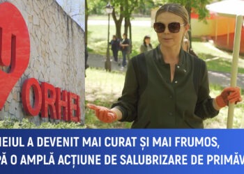 Orheiul, mai curat și mai frumos după acțiunea de salubrizare de primăvară
