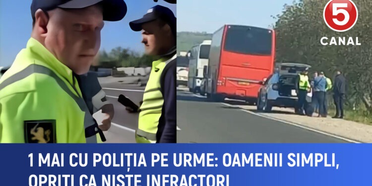 Blocajele poliției pe traseele din țară. Blocul „Victorie” denunță presiuni asupra participanților la manifestațiile de 1 Mai