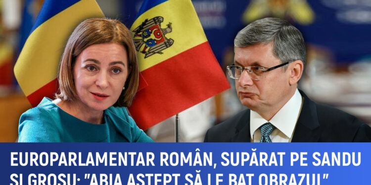 Europarlamentar român, revoltat pe Maia Sandu și Igor Grosu: „Abia aștept să le bat obrazul”