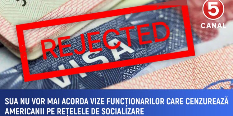 SUA interzic vizele pentru funcționarii care cenzurează cetățeni americani