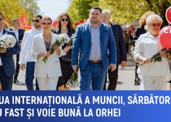 Ziua Muncii, marcată cu festivități și bună dispoziție la Orhei