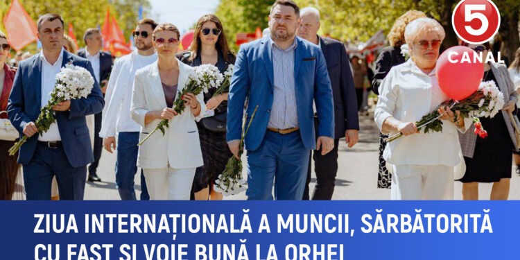 Ziua Muncii, marcată cu festivități și bună dispoziție la Orhei