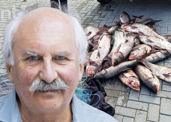 Ecologistul Ilia Trombicki atrage atenția: pe piața centrală din Chișinău se vinde ilegal pește prins prin braconaj