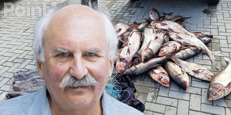 Ecologistul Ilia Trombicki atrage atenția: pe piața centrală din Chișinău se vinde ilegal pește prins prin braconaj
