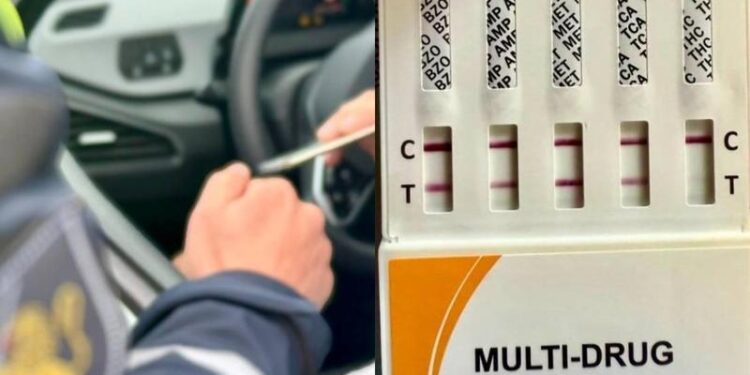 Sub influență, pe traseu: Un șofer drogat, oprit și dat jos de la volan de polițiști, lângă Călărași