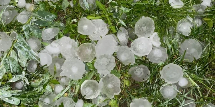 Ploaie cu grindină în unele localități din țară