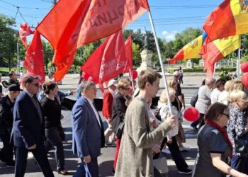 В Бельцах отметили день труда, организованный блоком «Победа»