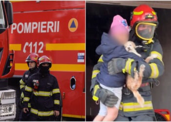 Incendiu puternic cu degajări mari de fum într-un bloc din Ploiești: 30 de persoane, inclusiv copii, au fost evacuate