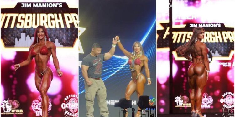 Leo Ciobu, din nou pe podium: Culturista moldoveană a cucerit locul 3 la Pittsburgh Power & Fitness Festival