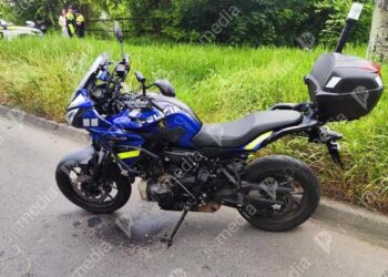 Polițist INSP accidentat grav cu motocicleta în Chișinău