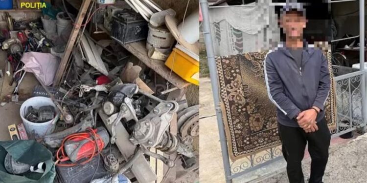 Bărbat reținut pentru furt și deținere ilegală de droguri și armă