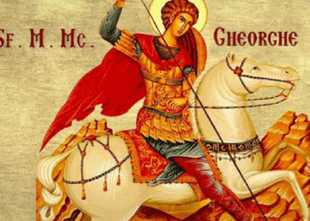 Sfântul Gheorghe, sărbătorit de creștinii ortodocși de stil vechi