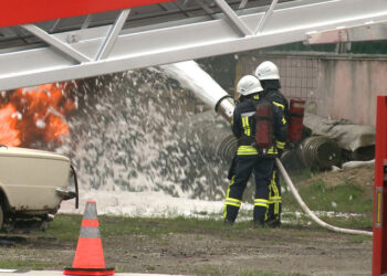 Exercițiu demonstrativ cu autospeciale japoneze, la Chișinău