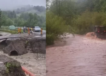 Cod roșu de inundații în Harghita, Brașov și Covasna: Peste 140 de persoane evacuate preventiv