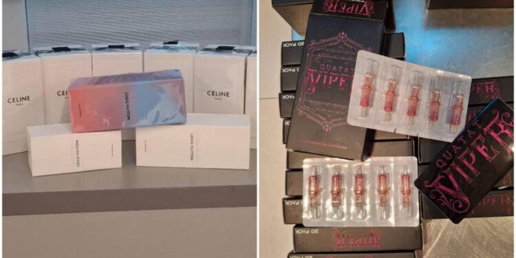 В Молдову незаконно везли духи, сигареты и аксессуары для нанесения татуировок