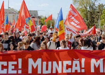 Orheiul, transformat de echipa Blocului „Victorie” în capitala sărbătorii muncii și solidarității |VIDEO