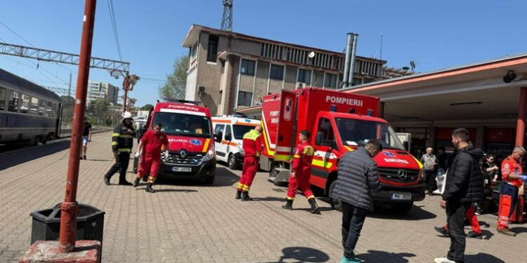 Constanța: Cinci persoane, transportate la spital în urma accidentului feroviar