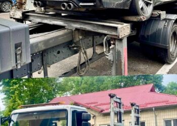 Manevre periculoase în Piața Marii Adunări Naționale: un adolescent de 16 ani, prins la volanul unui BMW