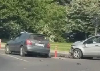Женщина оказалась в больнице после ДТП на улице Михая Витязула в Кишиневе