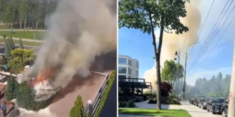 Возгорание у одного из столичных ресторанов: Что произошло