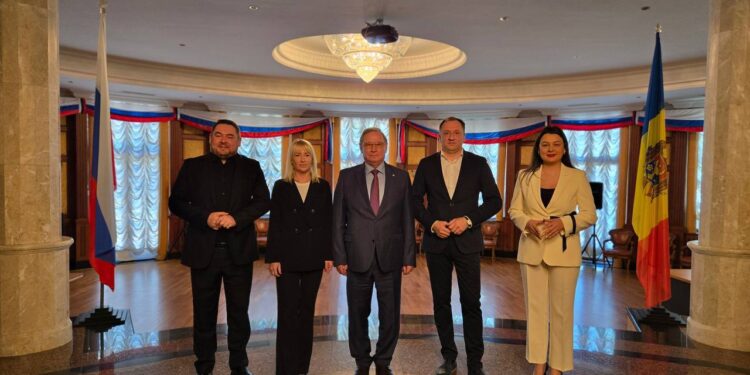 Представители блока «Победа» встретились с Чрезвычайным и Полномочным Послом Российской Федерации в Молдове Олегом Озеровым