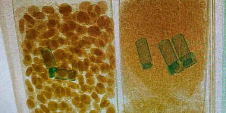 Анаболики, спрятанные в коробках с хлопьями, обнаружены в транзитной посылке