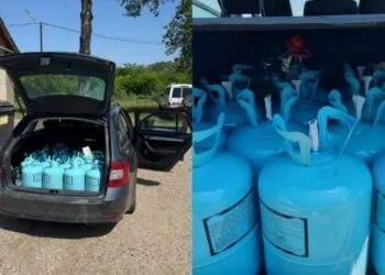 Женщина из Румынии пыталась провезти 250 литров фреона