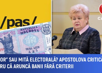 ”Ajutor” sau mită electorală? Apostolova critică PAS pentru că aruncă banii fără criterii