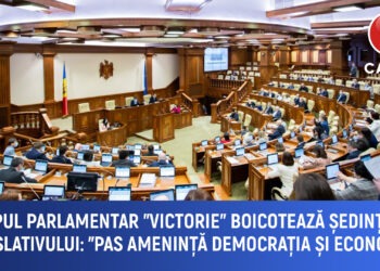 Grupul parlamentar „Victorie” boicotează ședința Legislativului: PAS amenință democrația și economia