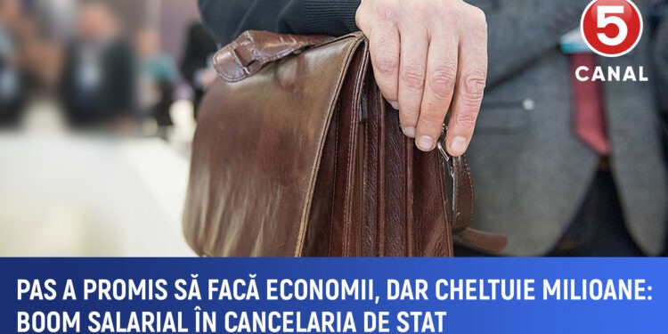 Boom salarial în Cancelaria de Stat: Promisiunile PAS de economii, departe de realitate
