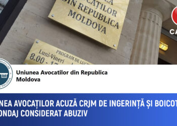 Uniunea Avocaților boicotează un sondaj și acuză ingerințe din partea CRJM