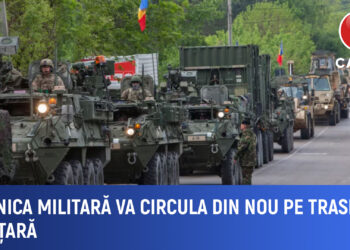 Ministerul Apărării anunță circulația tehnicii militare pe traseele din țară