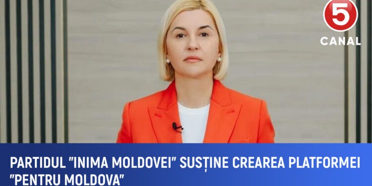 Partidul ”Inima Moldovei” susține crearea platformei ”Pentru Moldova”