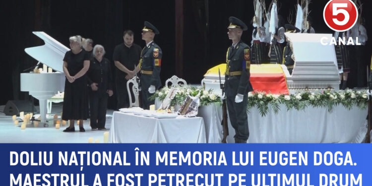 Rămas-bun, Maestre: Eugen Doga, petrecut cu onoruri în ultimul său drum