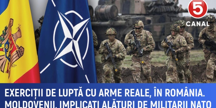 Exerciții militare cu muniție reală în România: Soldați moldoveni alături de militarii NATO