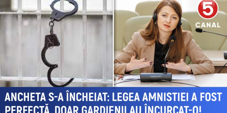 Ancheta s-a încheiat: Legea amnistiei a fost perfectă, doar gardienii au greșit