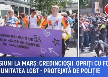 Moldova Pride 2025 a avut loc fără autorizație, dar însoțit și protejat de poliție