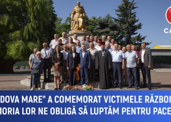 ”Moldova Mare” a comemorat victimele războiului: ”Memoria lor ne obligă să luptăm pentru pace”
