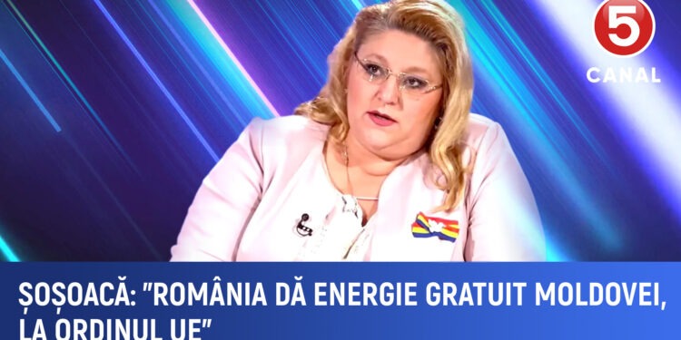 Diana Șoșoacă: România oferă energie gratuită Moldovei la cererea UE