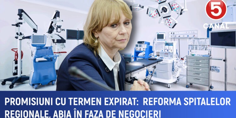 Promisiuni cu termen expirat: Reforma spitalelor regionale, abia în faza de negocieri
