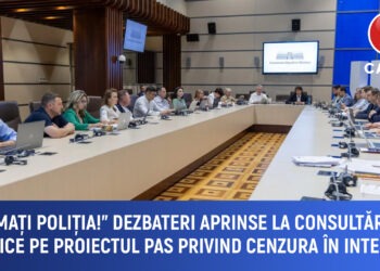 „Chemați poliția!” – Dezbateri aprinse la consultările publice pe proiectul PAS privind cenzura pe internet |VIDEO